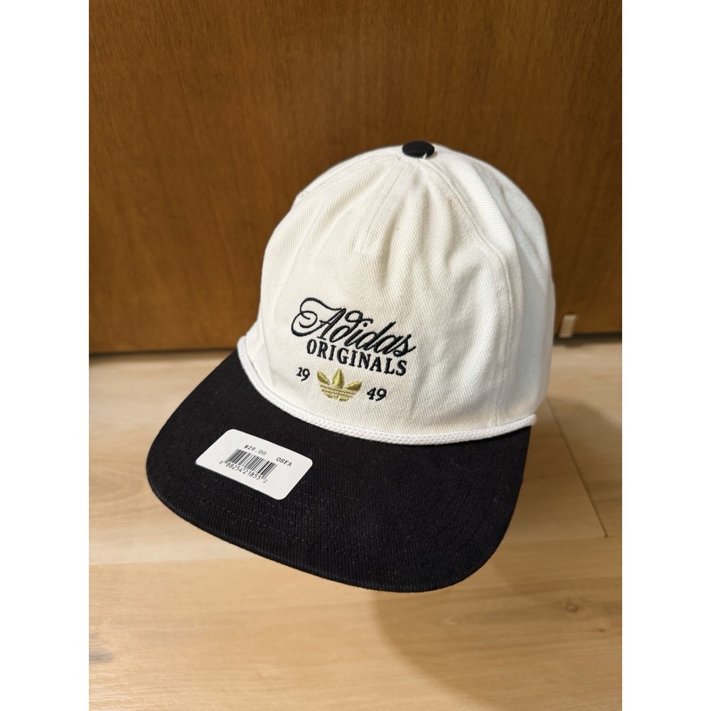 Adidas Masterpiece Strapback Embroidered Hat Unisex Mens SnapBack Black Rope Hat